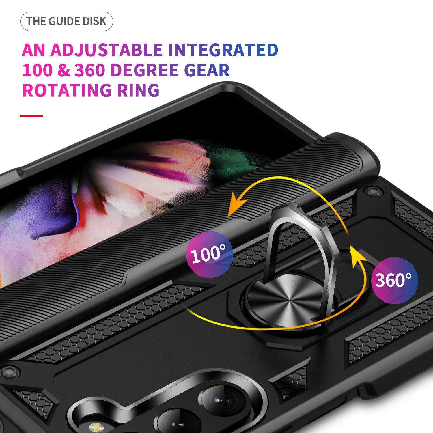 Coque hybride Ring pour Samsung Galaxy Z Fold 6 5G Coque hybride Ring pour Samsung Galaxy Z Fold 6 5G